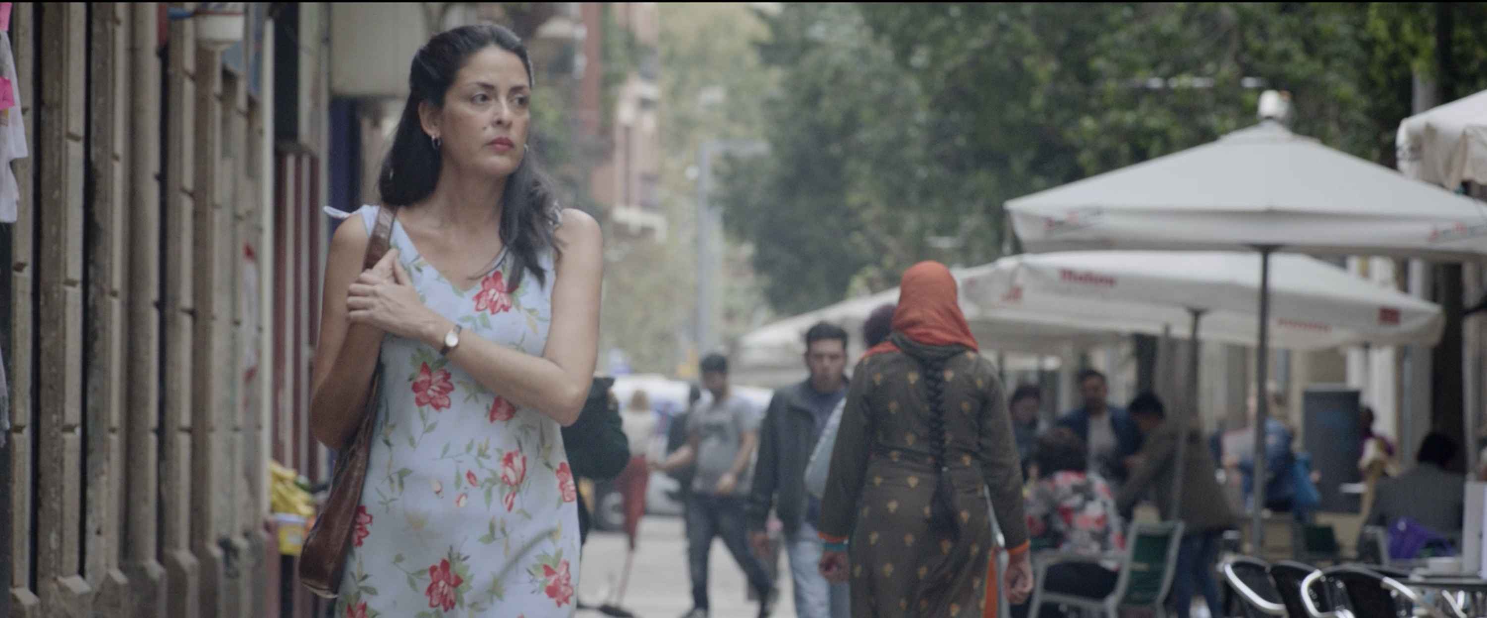 Patricia Rodríguez en una escena de "Antes la lluvia".  Foto cortesía de la productora  Encantada por la vida . 